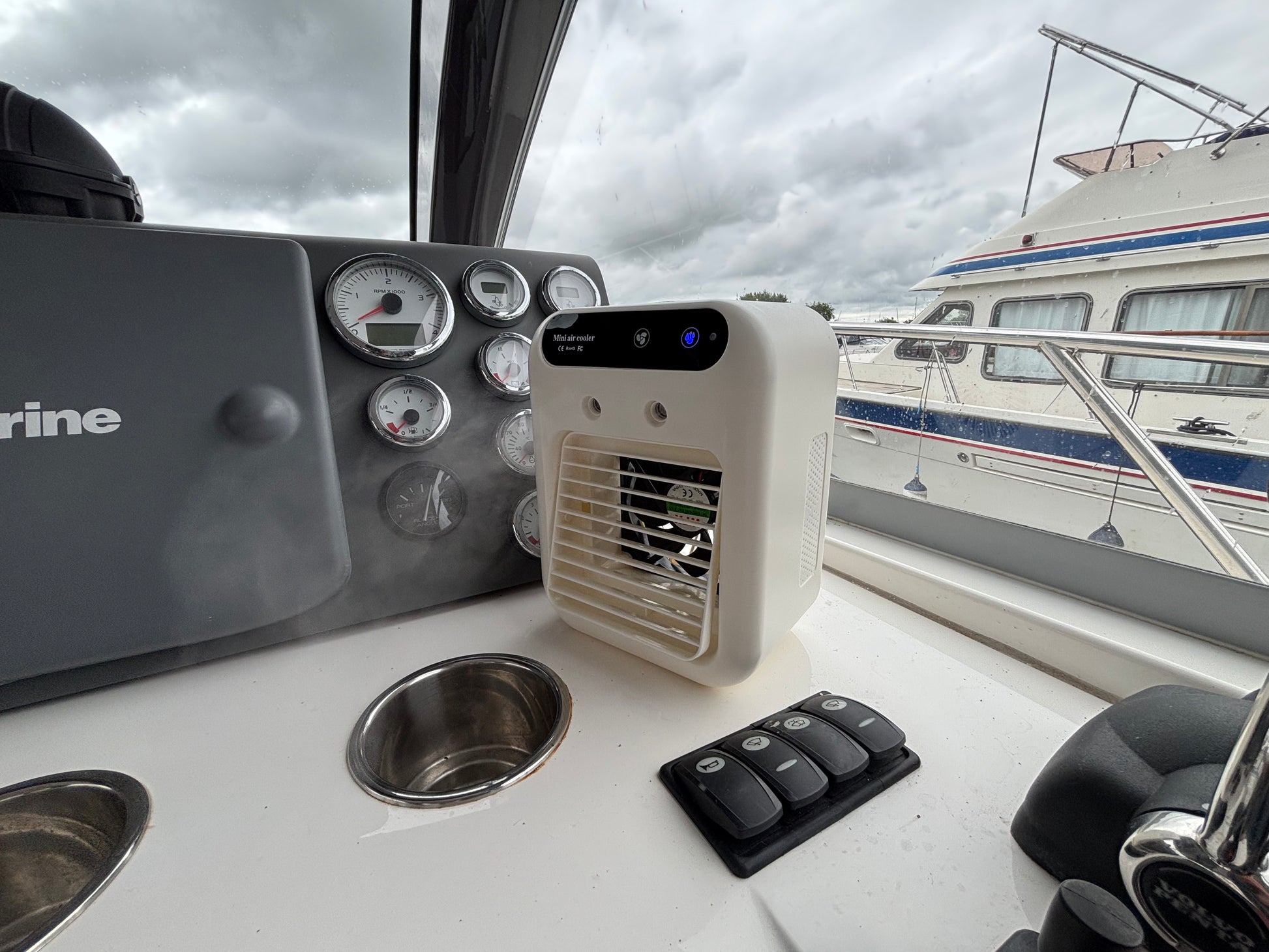 portable boat cockpit and cabin air cooler for sale with marine power uk