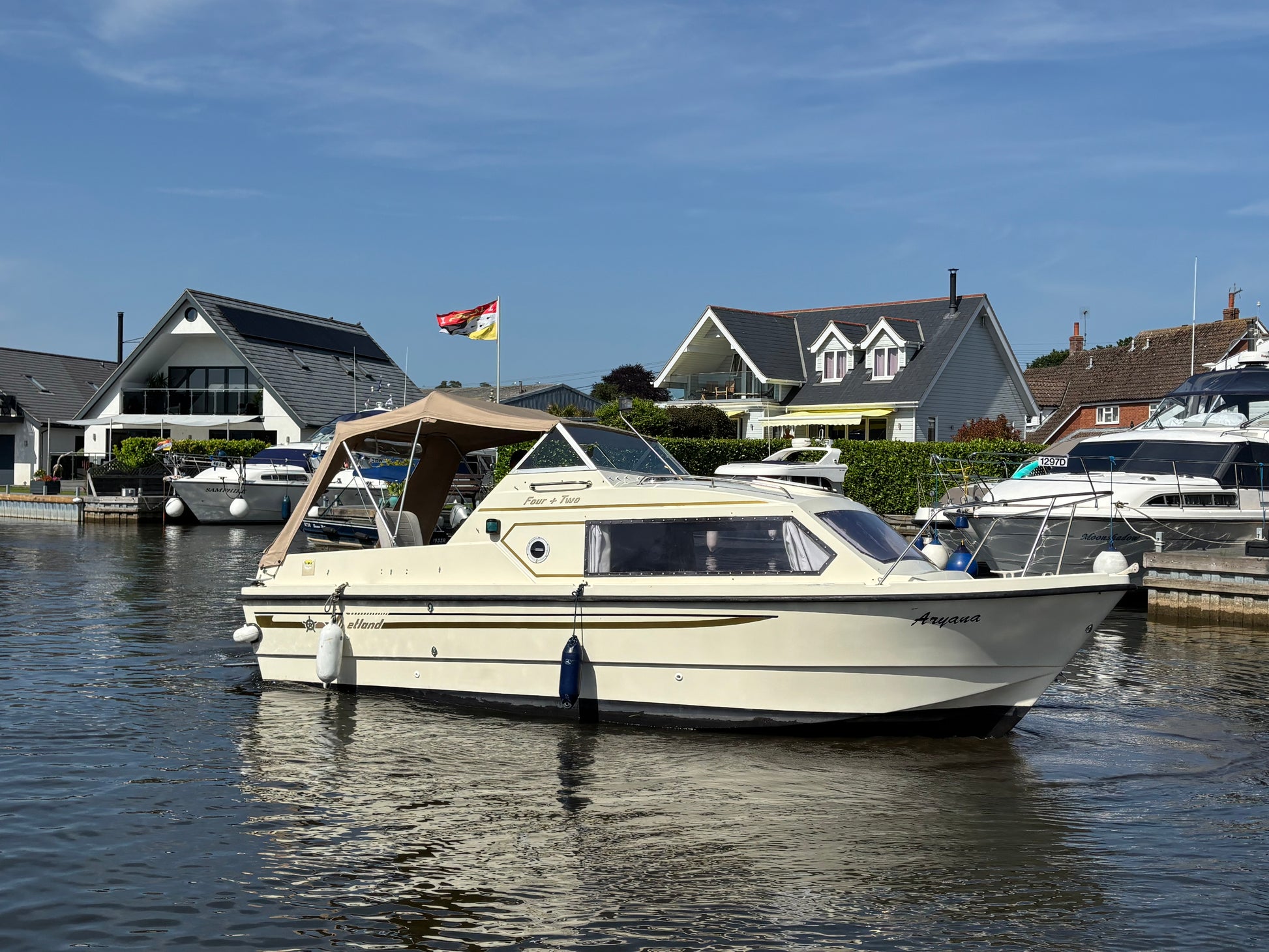 Shetland 4 + 2 boat for sale on the Norfolk Broads